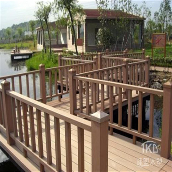 北京水上木塑栈道护栏